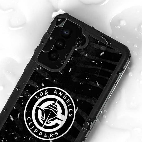 NBA LA Clippers Animal Print Galaxy S24 Waterproof Case